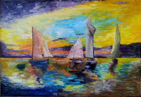 bateaux aux aurores